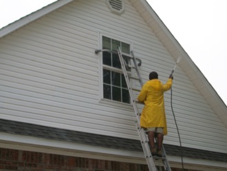 Eaves cleaning